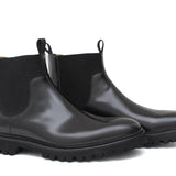 Stivaletto modello beatles in vitello spazzolato semilucido nero con fondo in gomma leggera 457PCALNE 177 ROSSI 