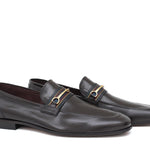 Mocassino in canguro testa di moro con fondo in cuoio antiscivolo cucito blake 7712CANTM 975 ROSSI 