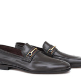 Mocassino in canguro testa di moro con fondo in cuoio antiscivolo cucito blake 7712CANTM 975 ROSSI 