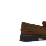 College donna in camoscio color bruciato e fondo in gomma leggera D201GCRIBRU 29 ROSSI 