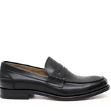 College stile inglese in vitello spazzolato nero con fondo cuoio antiscivolo cucito blake 5940ABNER 227 ROSSI 