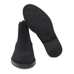 Stivaletto beatles in camoscio rasato blu e fondo in gomma 154PRCRIB 1036 ROSSI 