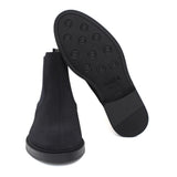 Stivaletto beatles in camoscio rasato blu e fondo in gomma 154PRCRIB 1036 ROSSI 