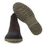 Beatles  in camoscio ingrassato testa di moro e riporto in caucciù con fondo gomma leggero 414PEBHSMO 130 ROSSI 