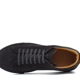 Sneakers in camoscio ingrassato colore carbone con fondo in gomma 872HSCAR 20  UN ROSSI 