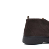 Polacchino stringato in camoscio ingrassato testa di moro e fondo gomma leggera 1250PHSMO 957 ROSSI 