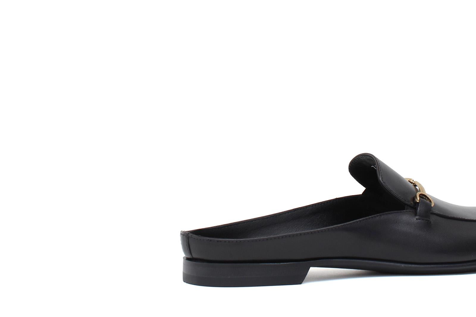 Sabout in nappa nero con fondo in cuoio antiscivolo 7829NAPNE 1138 ROSSI 