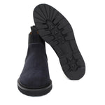 Stivaletto modello beatles in suede blu  con fondo in gomma leggera 1281PCHBLU 1140 ROSSI 