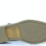 Doppia fibbia in camoscio taupe chiaro con fondo in gomma porosa leggera cucita 7728CFTAUP 34 ROSSI 
