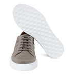 Sneakers in camoscio traforato color sabbia  con fondo in gomma leggera 1481FLOOSS 299  UN ROSSI 