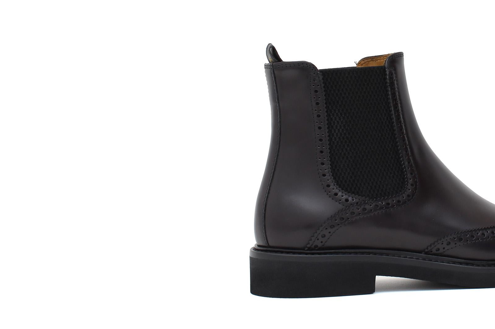 Beatles donna stile inglese in vitello spazzolato bordo' e fondo in gomma leggera D217PCBOR 22 ROSSI 