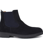 Stivaletto beatles in camoscio blu e fondo in gomma 9154CTPHSB 523 ROSSI 