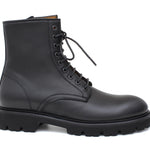 Anfibio donna in vitello nappato nero e fondo in gomma extralight D214PZVNE 37 ROSSI 