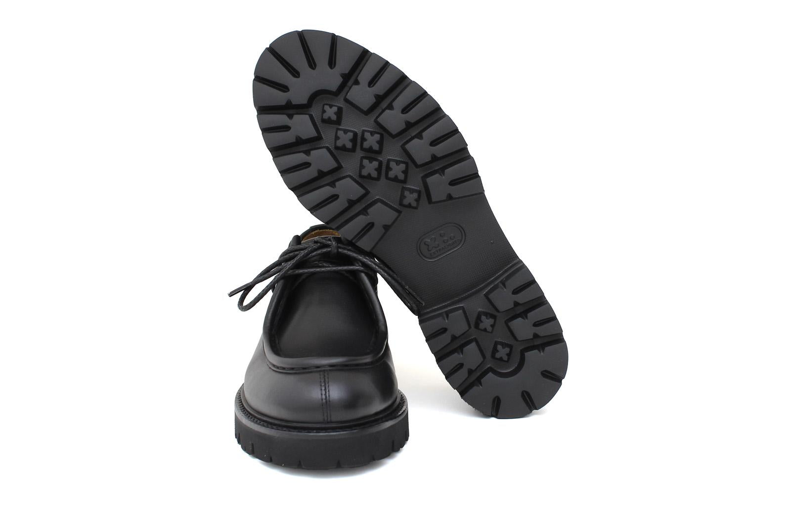 Stringata donna stile ingegnere in vitello morbido nero con fondo in gomma leggera D211VNE 15 ROSSI 