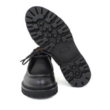 Stringata donna stile ingegnere in vitello morbido nero con fondo in gomma leggera D211VNE 15 ROSSI 