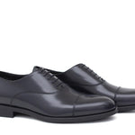Francesina con puntalino in vitello spazzolato blu scuro con fondo in  gomma<BR/> 300GOTBLU 521 ROSSI 