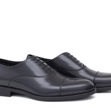 Francesina con puntalino in vitello spazzolato blu scuro con fondo in  gomma<BR/> 300GOTBLU 521 ROSSI 