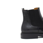 Stivaletto beatles in vitello spazzolato nero e fondo in gomma 154PRCNE 1143 ROSSI 