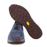 Sneaker  in camoscio traforato colore navy e fondo leggero Vibram 1010FLTZ 1102 ROSSI 