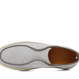 Slip on in camoscio color  roccia con fondo in gomma intrecciato 1093FROC 63 ROSSI 