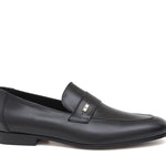 Mocassino in canguro colore nero e fondo in cuoio antiscivolo cucito blake 1542CANER 136 ROSSI 