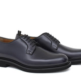 Derby liscio in vitello spazzolato blu  con fondo in gomma leggera 6403GCALB 1108 ROSSI 