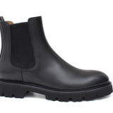 Beatles donna in vitello a pieno fiore color nero con fondo in gomma leggera D213PSNER 32 ROSSI 