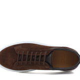 Sneaker in camoscio traforato color ciocolat e fondo in gomma leggera 326COCFLO 1096 ROSSI 