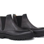 Stivaletto modello beatles in vitello anticato grigio e fondo in gomma leggera 881PVASF 124 ROSSI 