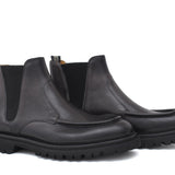 Stivaletto modello beatles in vitello anticato grigio e fondo in gomma leggera 881PVASF 124 ROSSI 