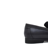Mocassino con accessorio in bufalo colore blu scuro e fondo in gomma leggera 7786SLBFB 171 ROSSI 
