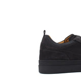 Sneakers in camoscio ingrassato colore carbone con fondo in gomma 872HSCAR 20  UN ROSSI 