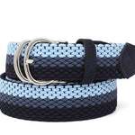 Cintura elasticizzata con fibbia h 35 nikel in tricolore F0305NKNAB 63 ROSSI 