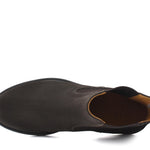 Stivaletto beatles in camoscio rasato testa di moro e fondo in gomma 154PRCRIM 435 ROSSI 