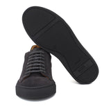 Sneakers in camoscio ingrassato colore carbone con fondo in gomma 872HSCAR 20  UN ROSSI 