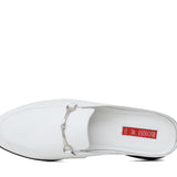 Sabout in nappa bianco con fondo in cuoio antiscivolo 7829PBIA 1139 ROSSI 