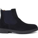 Stivaletto beatles in camoscio blu e fondo in gomma 9154CTPHSB 523 ROSSI 