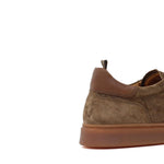 Sneaker in camoscio lavato marrone con  fondo in gomma 272TFAR 297 ROSSI 