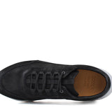 Sneakers in vitello nabuk nero con fondo in gomma leggero vibram 1261BRNE 47 ROSSI 