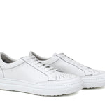 Sneaker in vitello bottalato color bianco e fondo in gomma leggera 643VBOFFW 958 ROSSI 