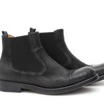 Stivaletto beatles in nabuk anticato nero con fondo in gomma 8304TBANNE 388 ROSSI 