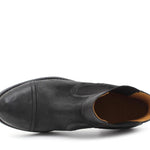 Stivaletto beatles in nabuk anticato nero con fondo in gomma 8304TBANNE 388 ROSSI 