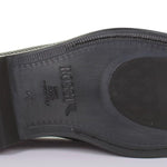 Mocassino traforato in nappa color blu e fondo cuoio antiscivolo cucito blake 5901NATBLU 617 ROSSI 