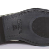 Mocassino traforato in nappa color blu e fondo cuoio antiscivolo cucito blake 5901NATBLU 617 ROSSI 