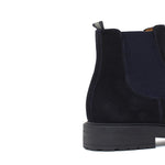 Stivaletto beatles in camoscio blu e fondo in gomma 9154CTPHSB 523 ROSSI 