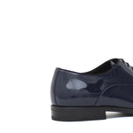 Francesina  in vernice bluette  con  fondo in cuoio 607VBETTE 277 ROSSI 