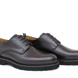 Derby in vitello spazzolato bordò con fondo in gomma leggera 1279CALB 510 ROSSI 