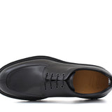 Derby in pellame bufalo color  nero con fondo in gomma leggera 1203REXN 397 ROSSI 