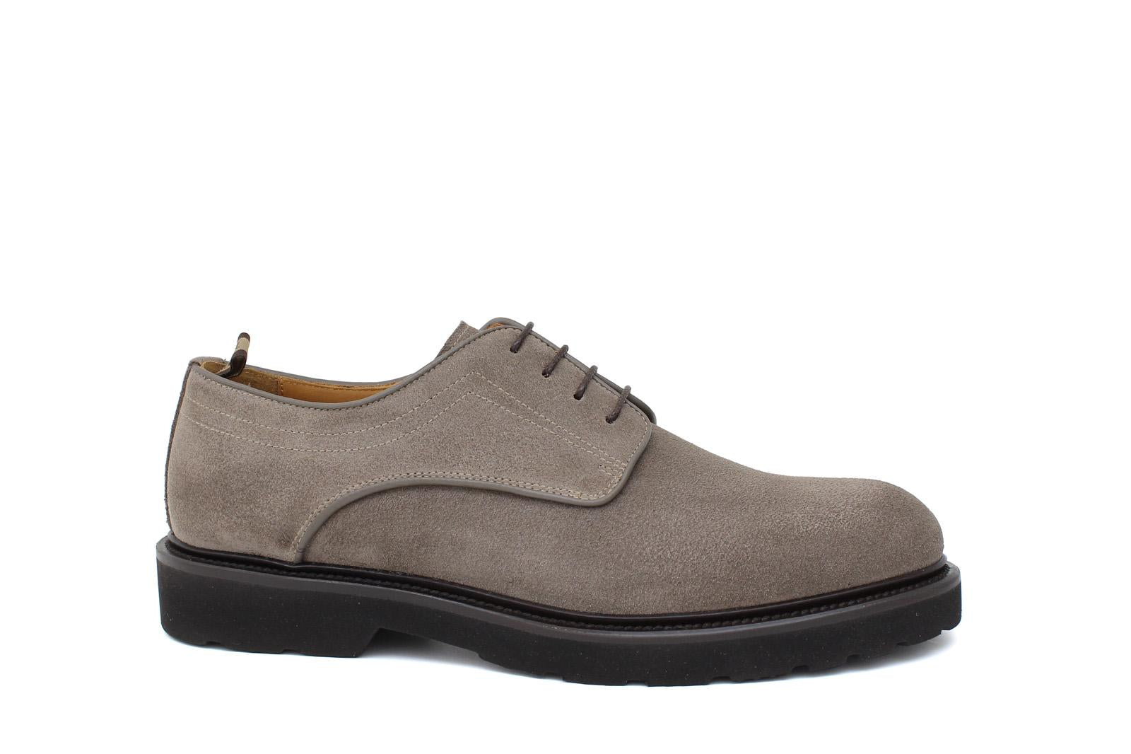 Derby in suede color sabbia  con fondo in gomma leggera 1279CHSBIS 299 ROSSI 