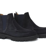 Stivaletto modello beatles in camoscio blu e fondo in gomma leggera 881PHSSBLU 92 ROSSI 